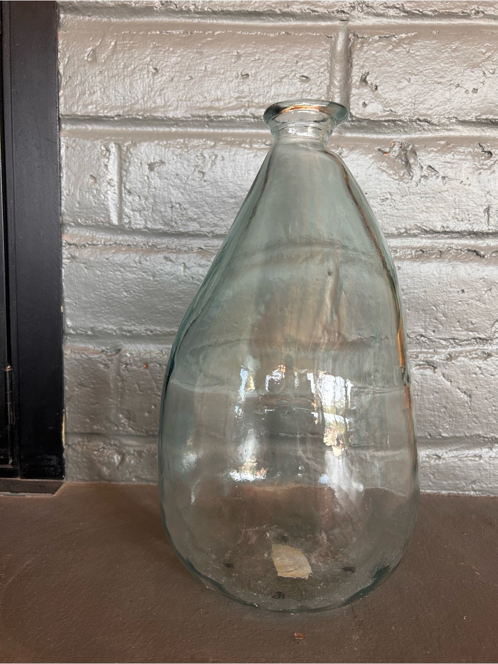 Clear Glass Decorative Vase Modern Floral Table Scape Decor House Home